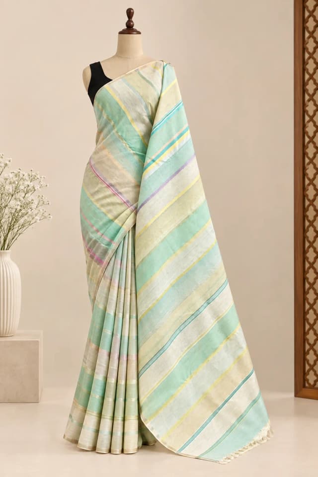 Pure Handloom Kanchipuram Multicolor AA318254