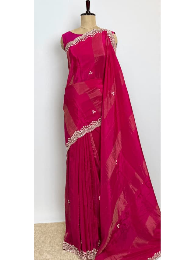 Fancy Work Saree - QS214034