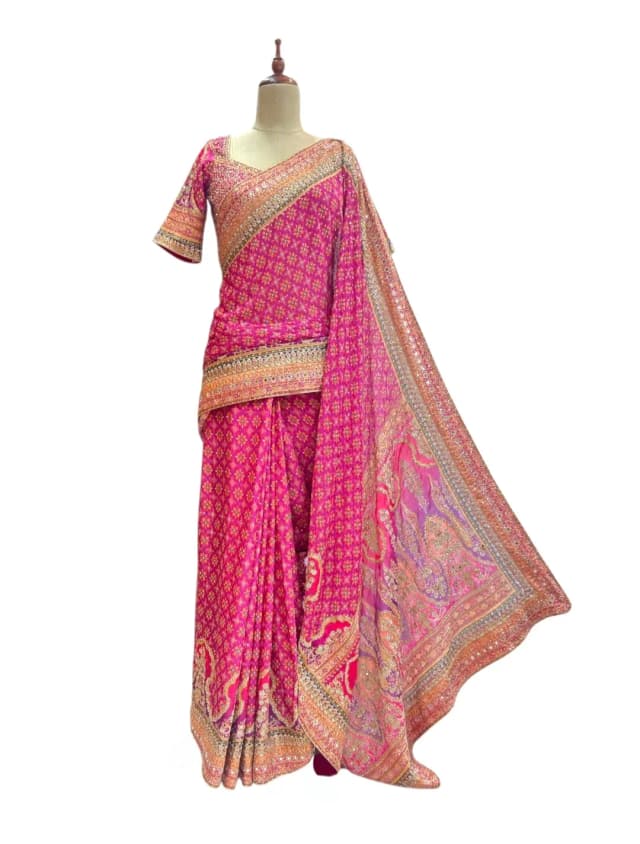Cocktail Party Wear Pink AS200027