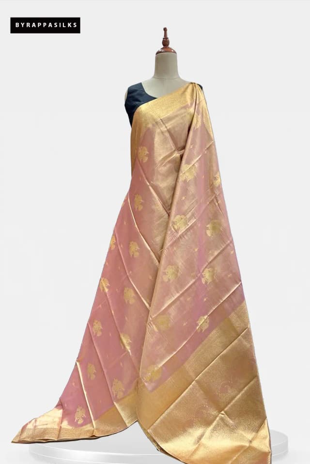 Tissue Semi Kanchipuram Saree AA210413
