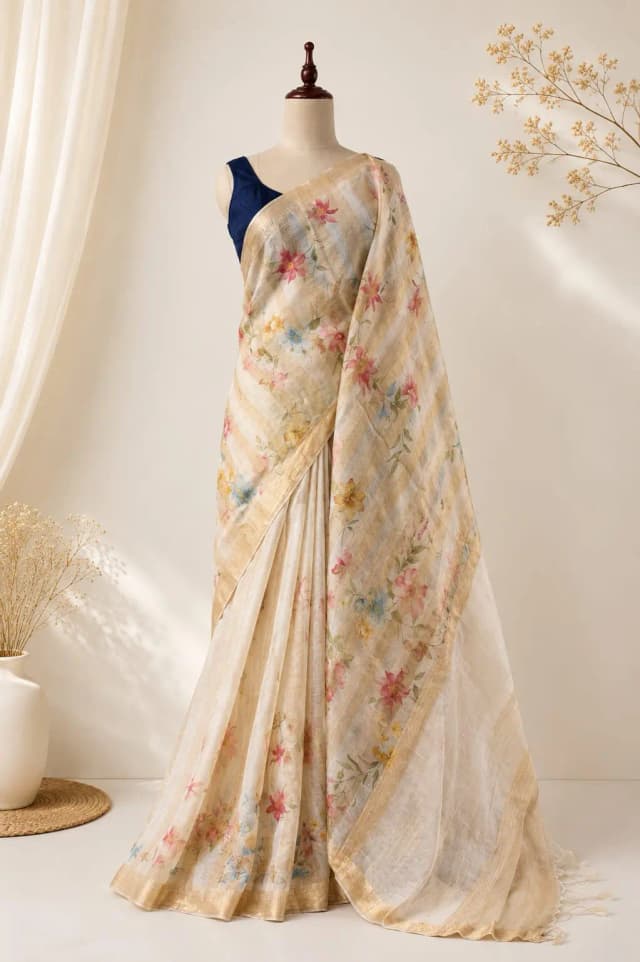 Tissue Organza Saree AA316951