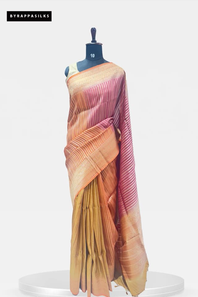 Pure Organza saree With Banarasi Border QS279600
