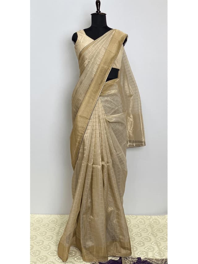 Designer Fancy Saree with Blouse - QS217215