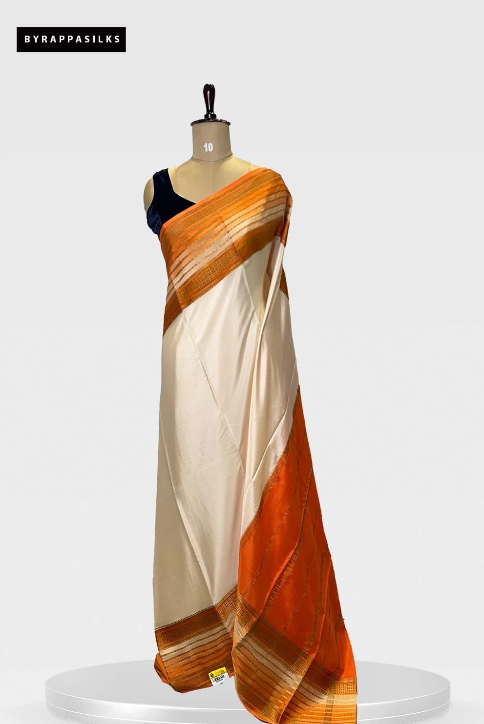 Pure Mysore Silk Dual Tone Saree QS248789