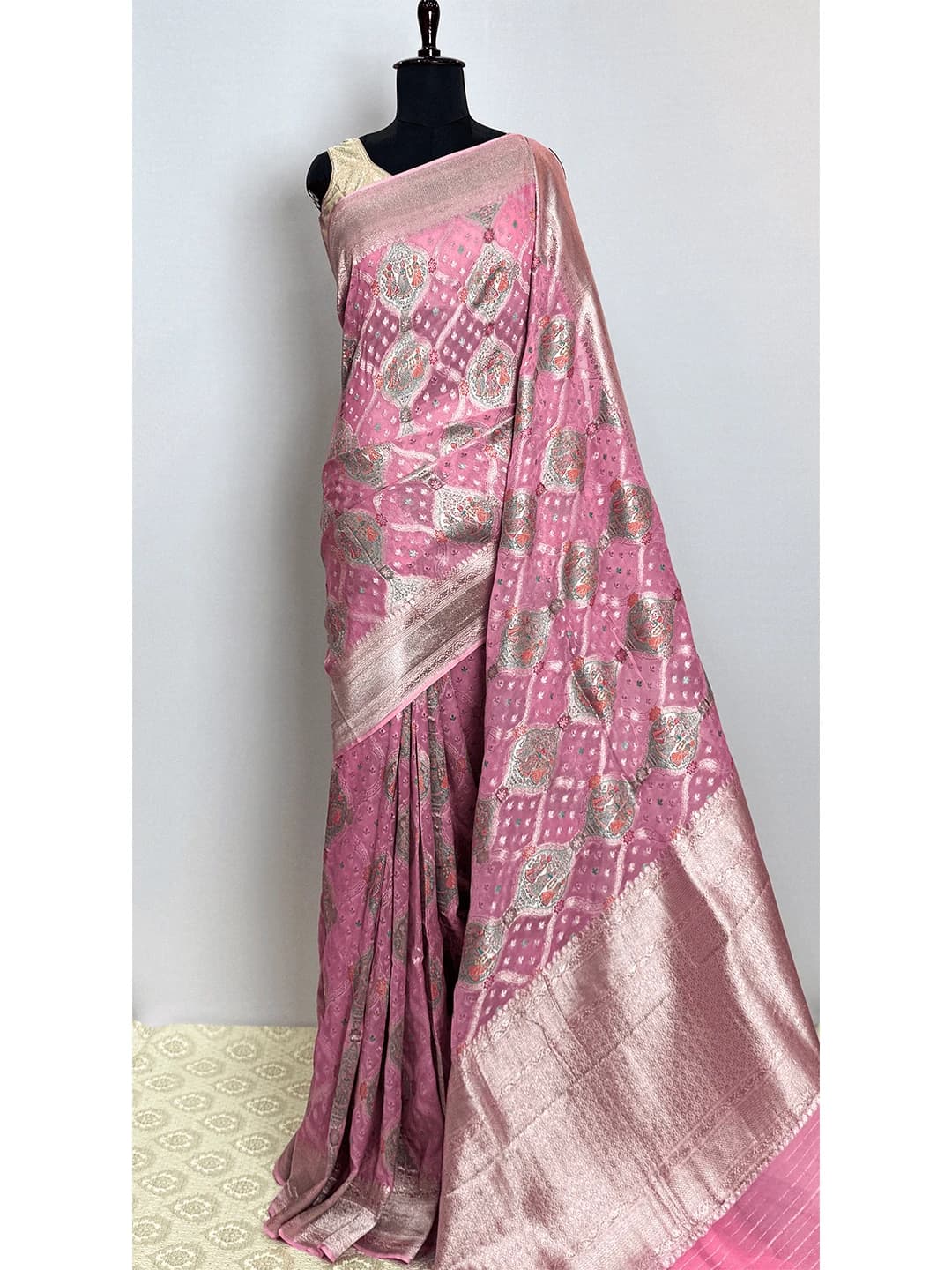 Pure Georgette Banarasi Saree - QS218736