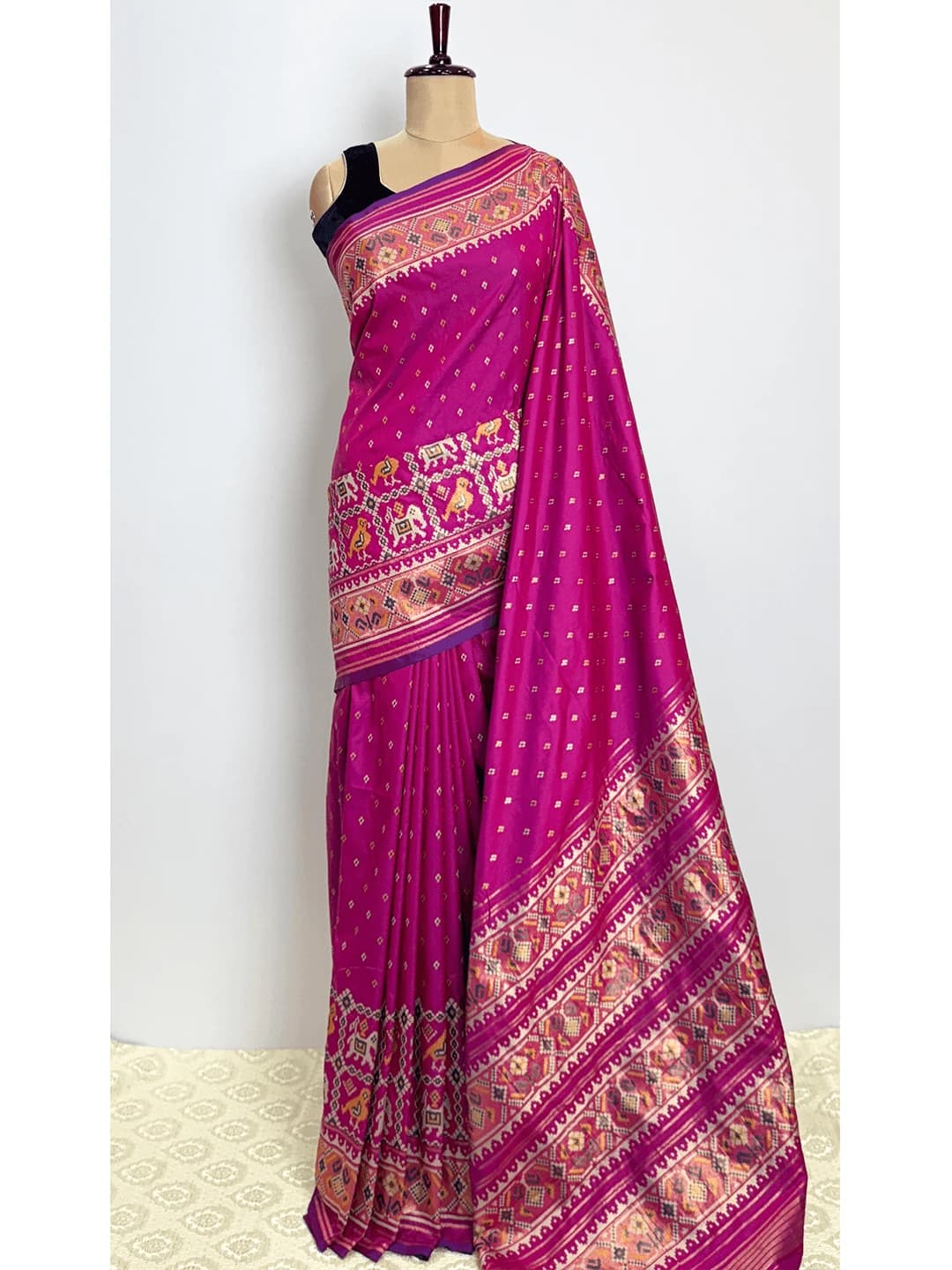 Banaras Fancy Saree - Pink Colour - QS200170